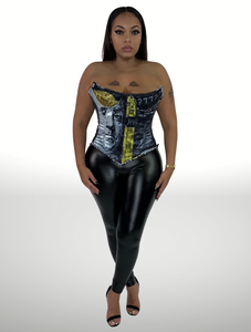 Chic latex corset dress In A Variety Of Stylish Designs 